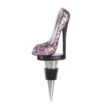 Glitter Shoe Wine Bottle Stopper - The Fox Decor